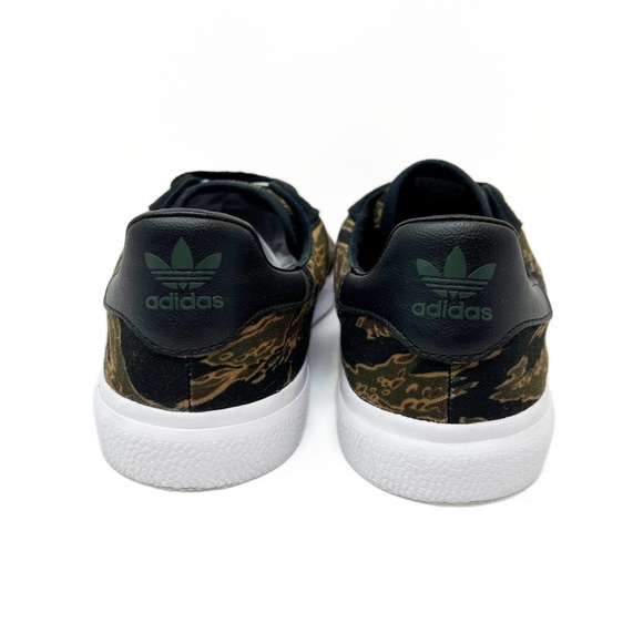 Adidas Mens 3MC Vulc Skateboarding Shoes Sneakers Black Brown Night Cargo - Picture 12 of 13